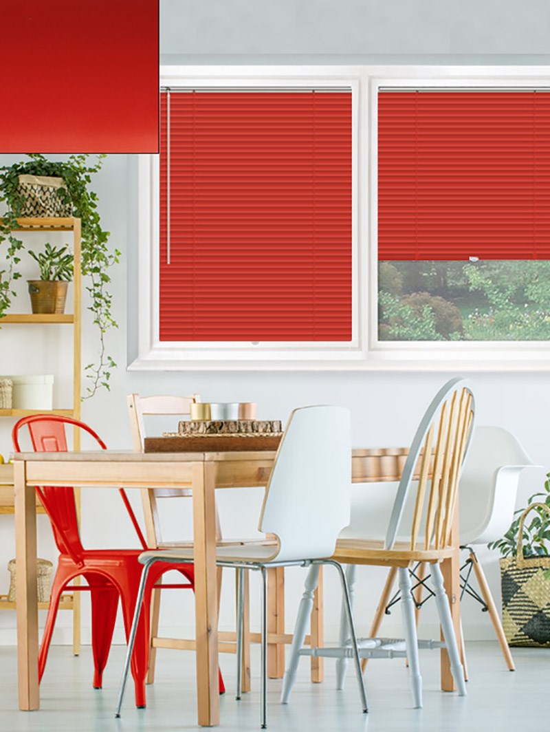 Matte Scarlet 25mm Perfect Fit Venetian Blind