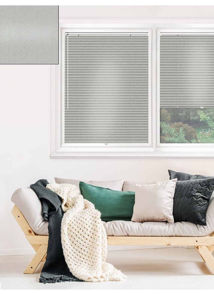 Shiny Silver 25mm Perfect Fit Venetian Blind