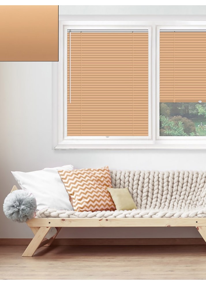 Matte Soft Orange 25mm Perfect Fit Venetian Blind