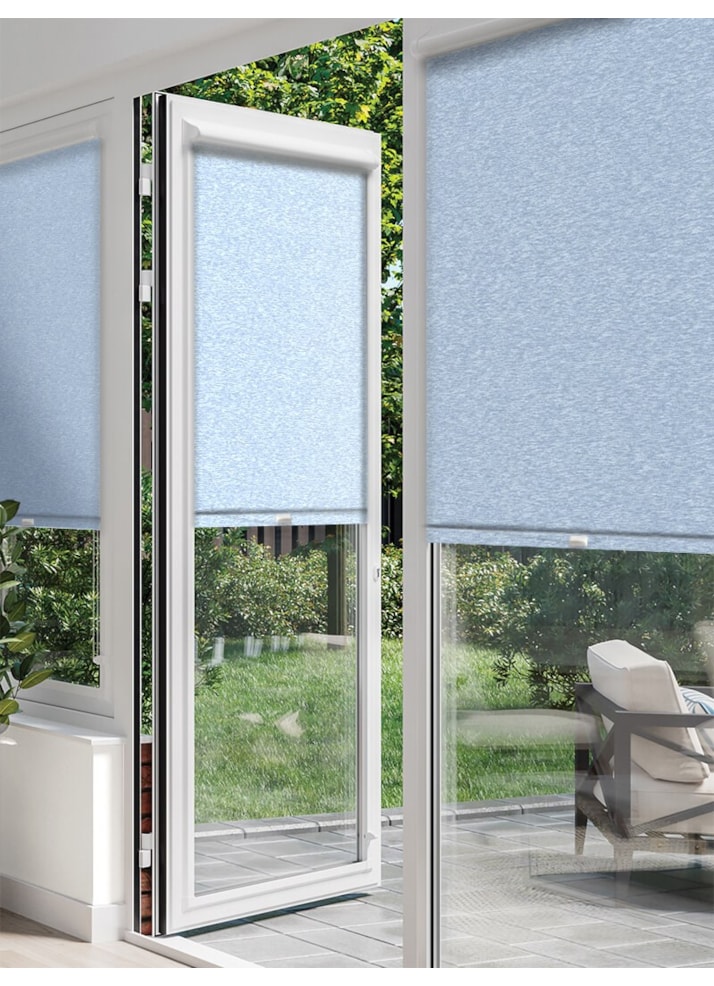 Amsterdam Powder Blue Perfect Fit Roller Blind