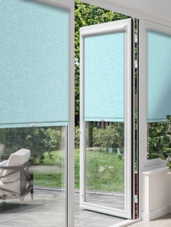 Amsterdam Sea Blue Perfect Fit Roller Blind