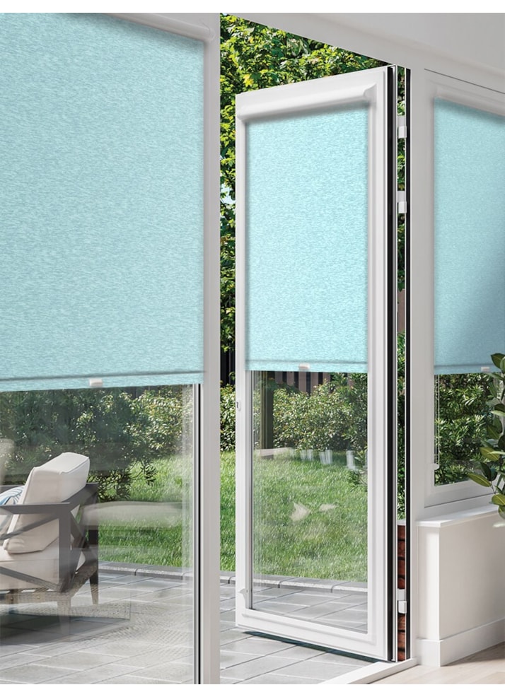 Amsterdam Sea Blue Perfect Fit Roller Blind