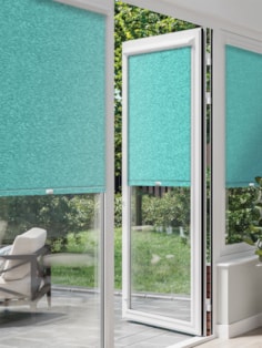 Amsterdam Turquoise Perfect Fit Roller Blind