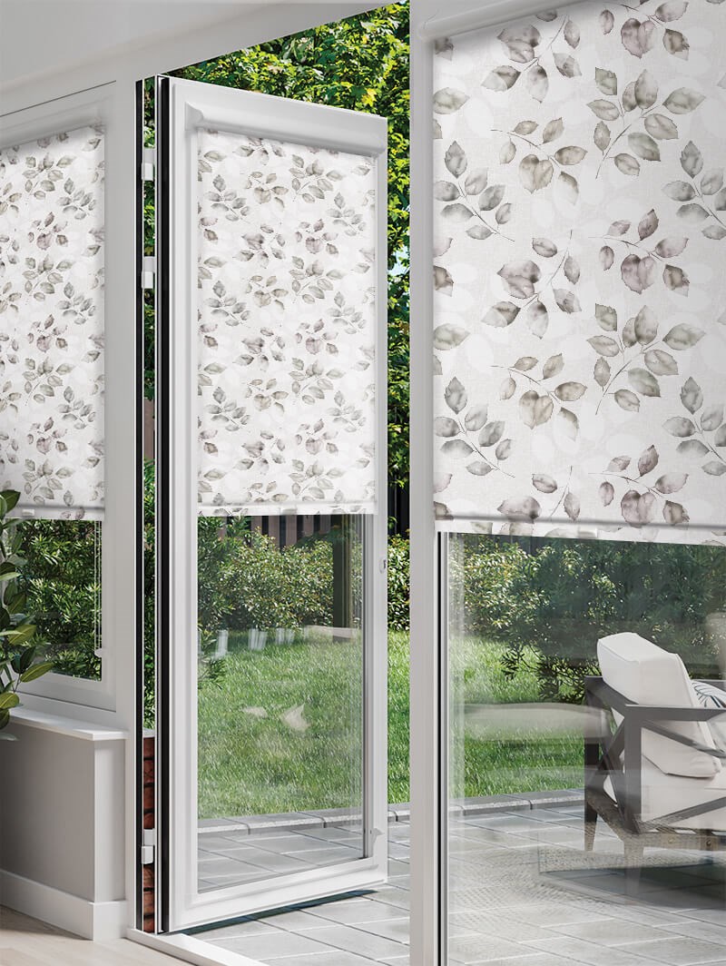 Ash Leaf Grey Perfect Fit Roller Blind