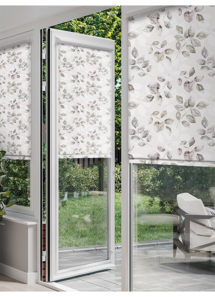 Ash Leaf Grey Perfect Fit Roller Blind