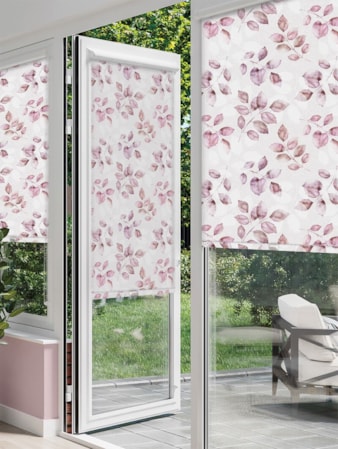 Ash Leaf Plum Perfect Fit Roller Blind