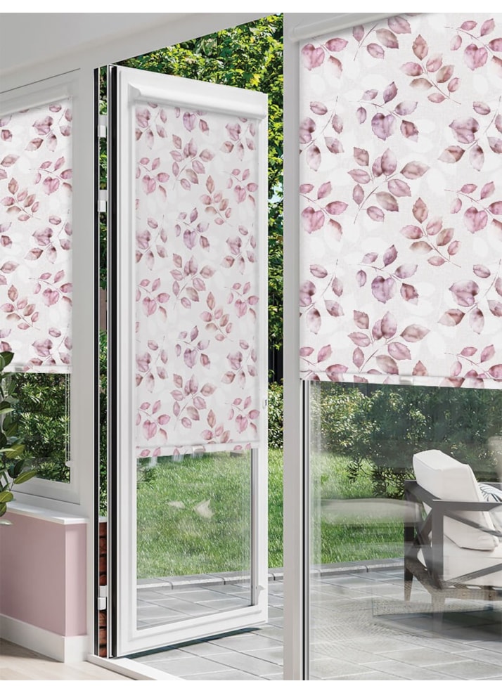 Ash Leaf Plum Perfect Fit Roller Blind