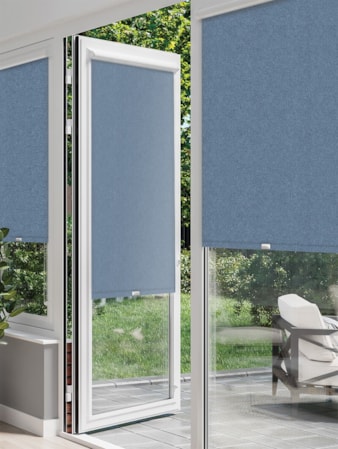 Denim Blue Perfect Fit Roller Blind