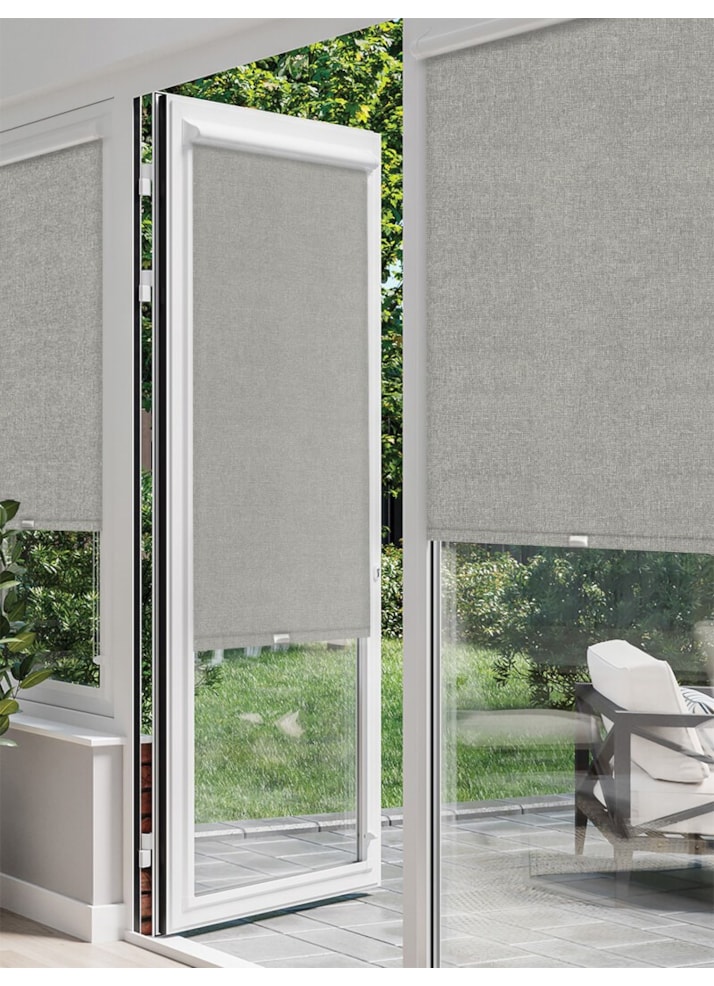 Melbourne Charcoal Grey Perfect Fit Roller Blind