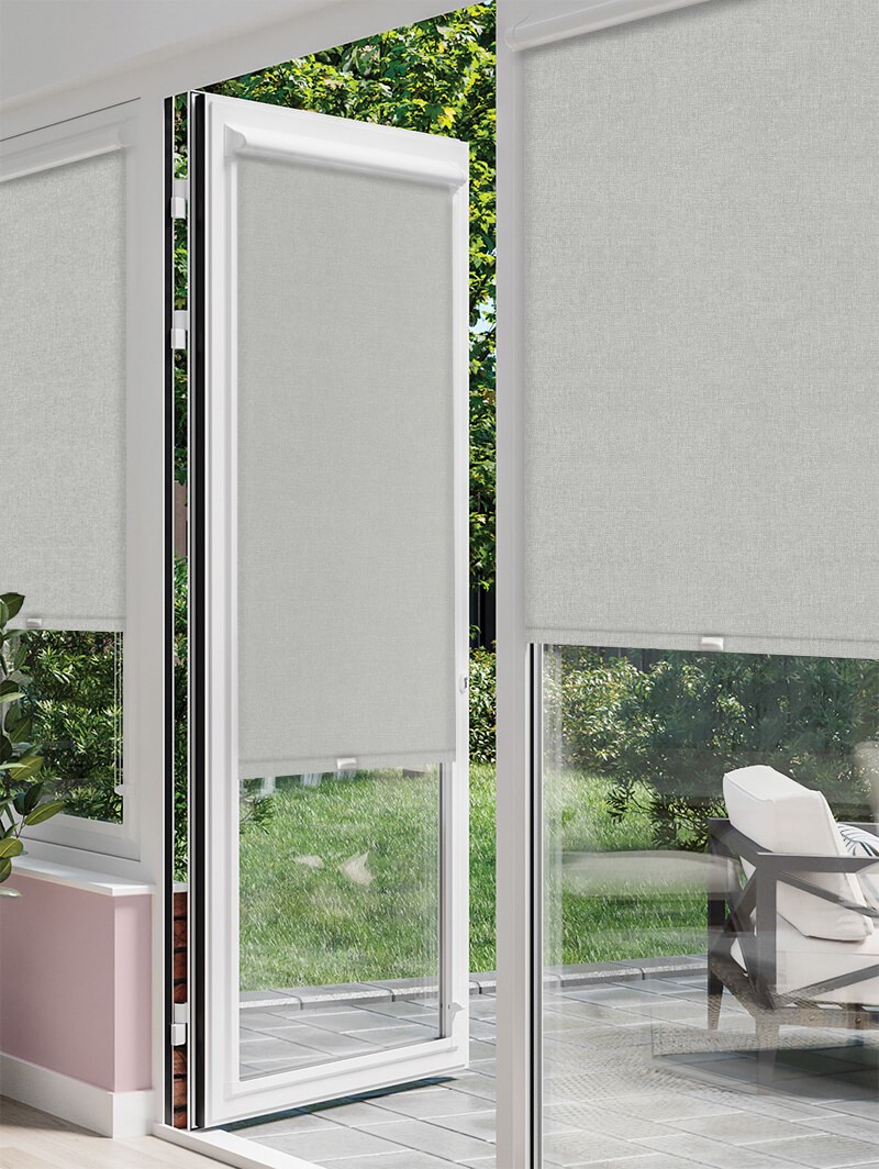 Melbourne Light Grey Perfect Fit Roller Blind