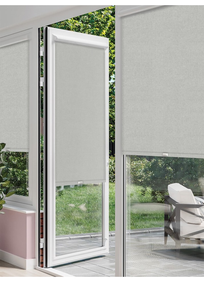 Melbourne Light Grey Perfect Fit Roller Blind