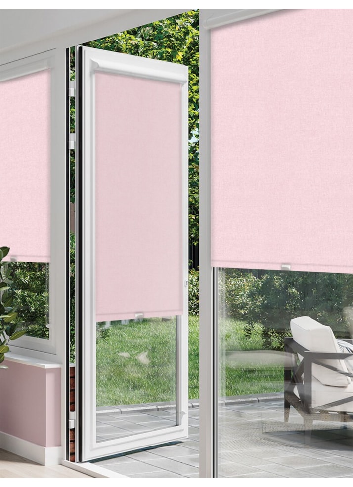 Melbourne Pale Pink Perfect Fit Roller Blind