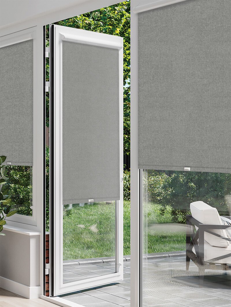 Melbourne Slate Grey Perfect Fit Roller Blind