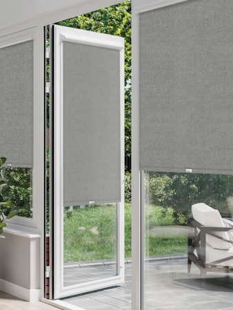 Melbourne Slate Grey Perfect Fit Roller Blind