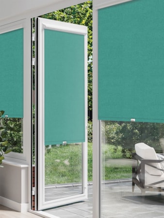 Melbourne Turquoise Perfect Fit Roller Blind