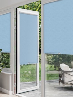 New York Cornflower Blue Perfect Fit Roller Blind