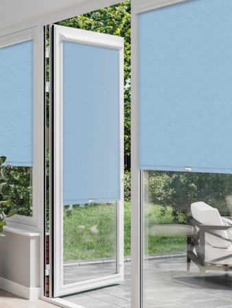 New York Cornflower Blue Perfect Fit Roller Blind