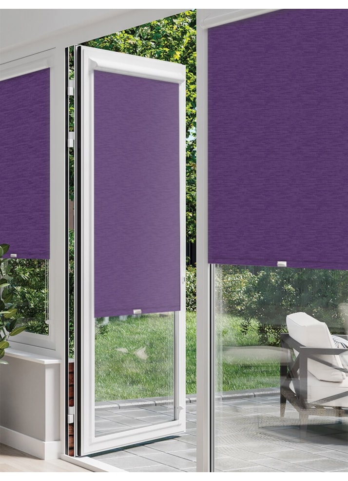 New York Deep Purple Perfect Fit Roller Blind