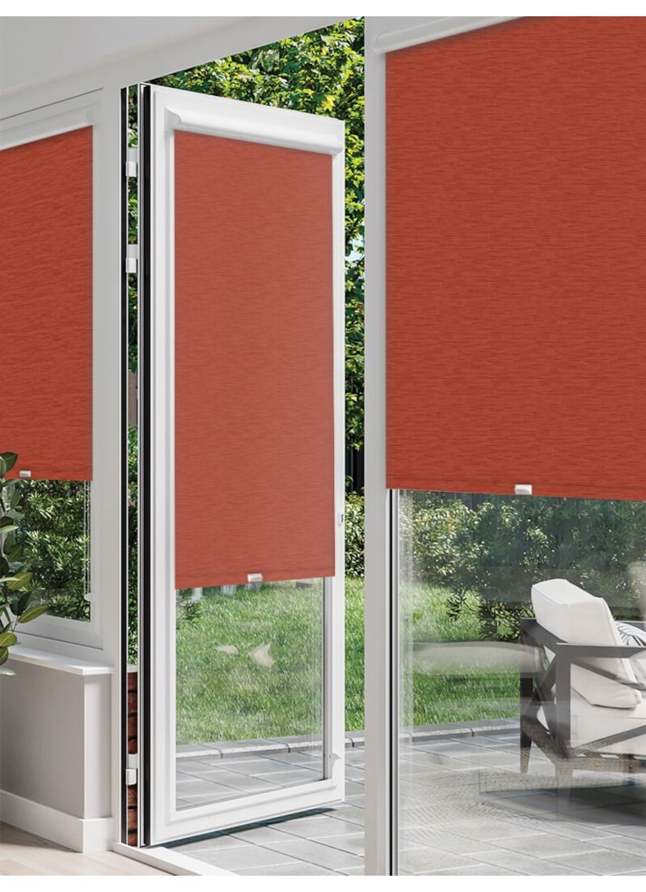 New York Earthy Red Perfect Fit Roller Blind