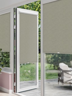 New York Green Grey Perfect Fit Roller Blind