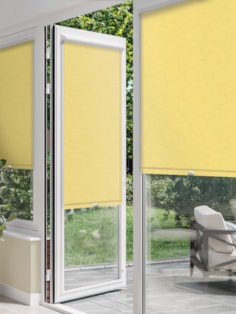 New York Light Yellow Perfect Fit Roller Blind