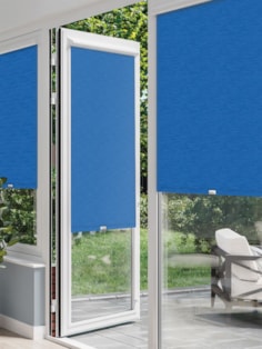 New York Marine Blue Perfect Fit Roller Blind