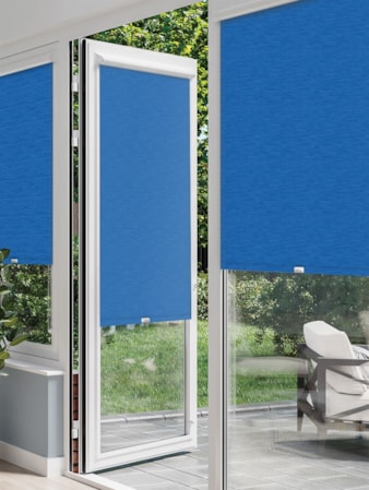 New York Marine Blue Perfect Fit Roller Blind