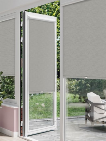 New York Metal Grey Perfect Fit Roller Blind