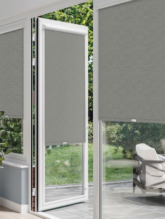 New York Shadow Grey Perfect Fit Roller Blind