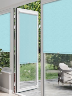 New York Sky Blue Perfect Fit Roller Blind