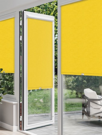 New York Sunshine Yellow Perfect Fit Roller Blind