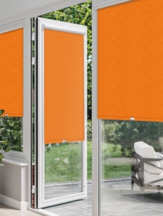 New York Tangerine Orange Perfect Fit Roller Blind