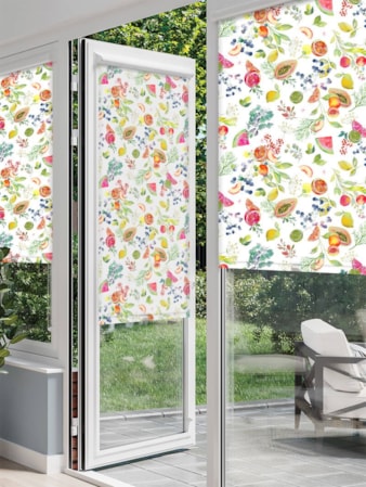 Tutti Fruity White Perfect Fit Roller Blind