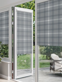 Wallace Check Metal Perfect Fit Roller Blind