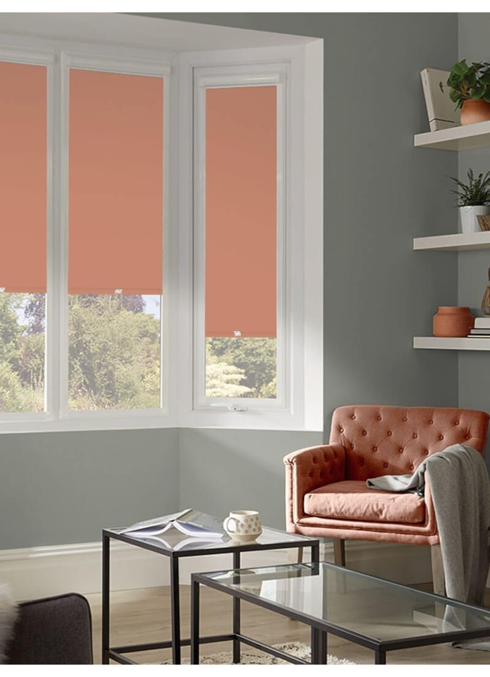 Blackout Amphora Terracotta Premium Perfect Fit Roller Blind