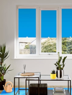 Blackout Bright Blue Perfect Fit Roller Blind