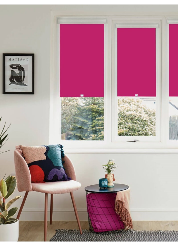 Blackout Dahlia Perfect Fit Roller Blind