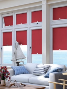 Blackout Garnet Red Perfect Fit Roller Blind