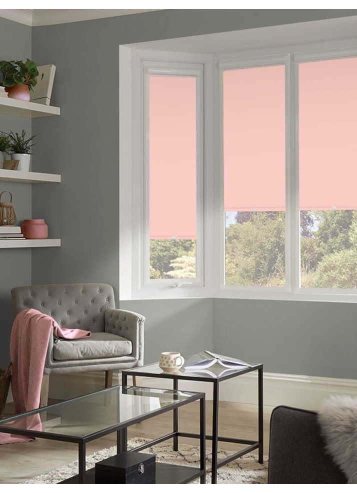 Blackout Pale Pink Premium Perfect Fit Roller Blind