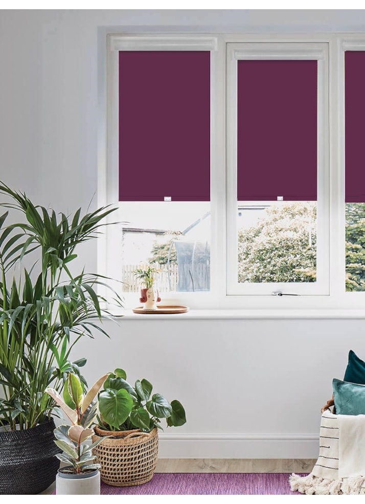 Blackout Wallflower Perfect Fit Roller Blind