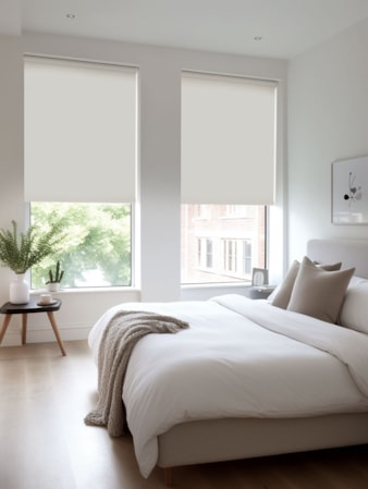 Platinum Grey Blackout Thermal Roller Blind