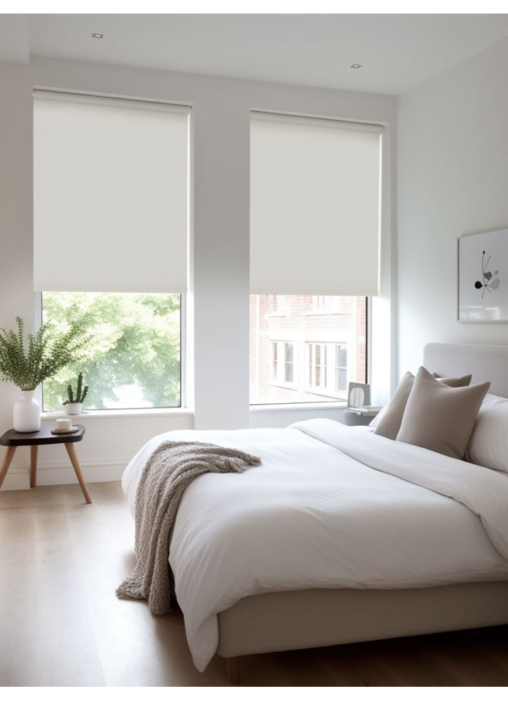 Platinum Grey Blackout Thermal Roller Blind