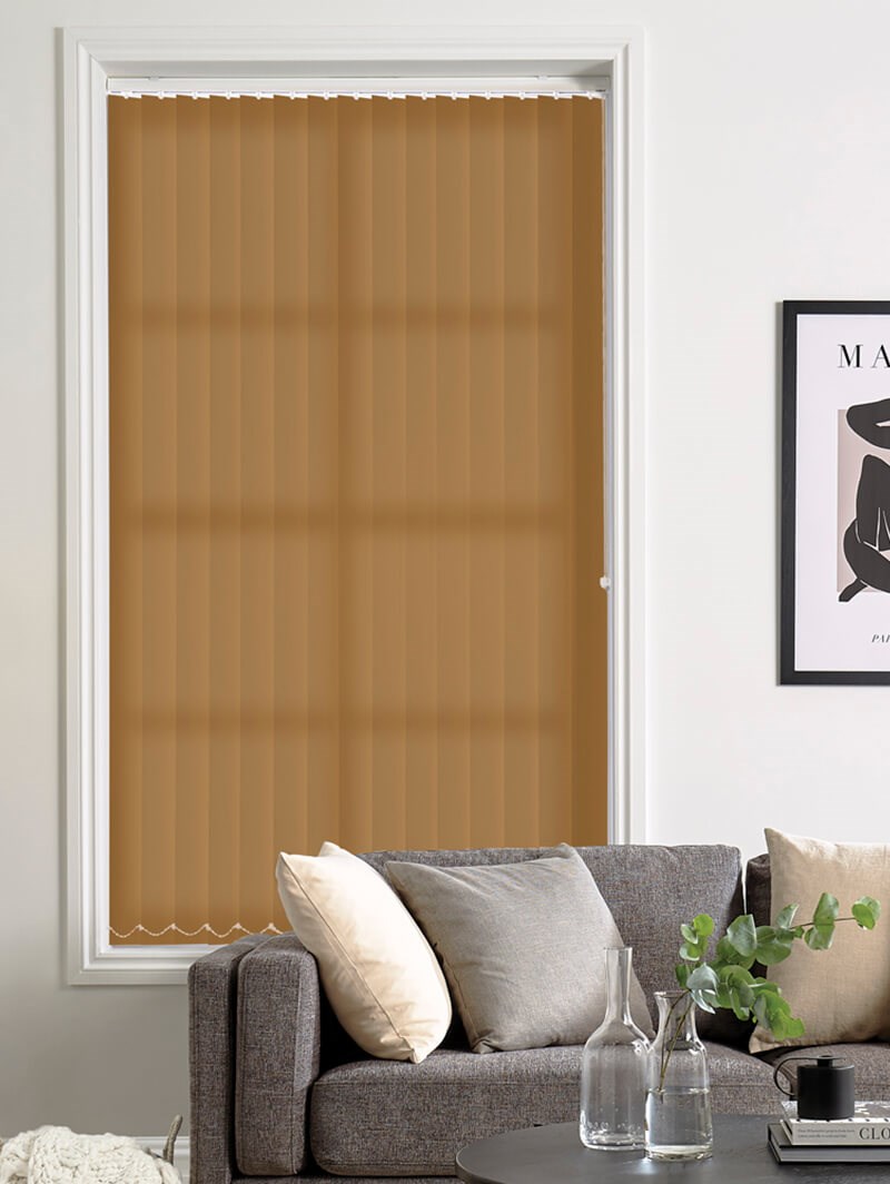 Praline Daylight 89mm Vertical Blind Replacement Slats