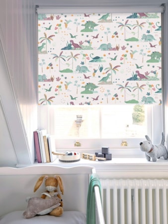 Rainforest Roar Dusk Childrens Roller Blind