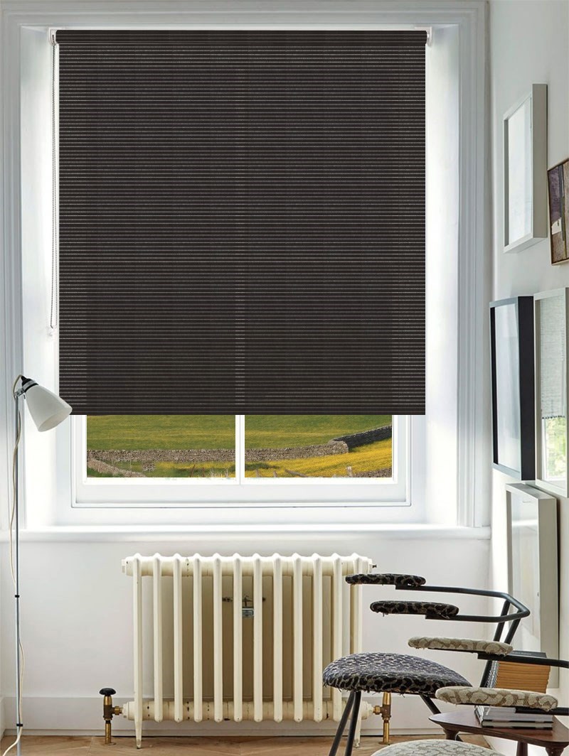 Stratus Black Sheer Ready Made Roller Blind