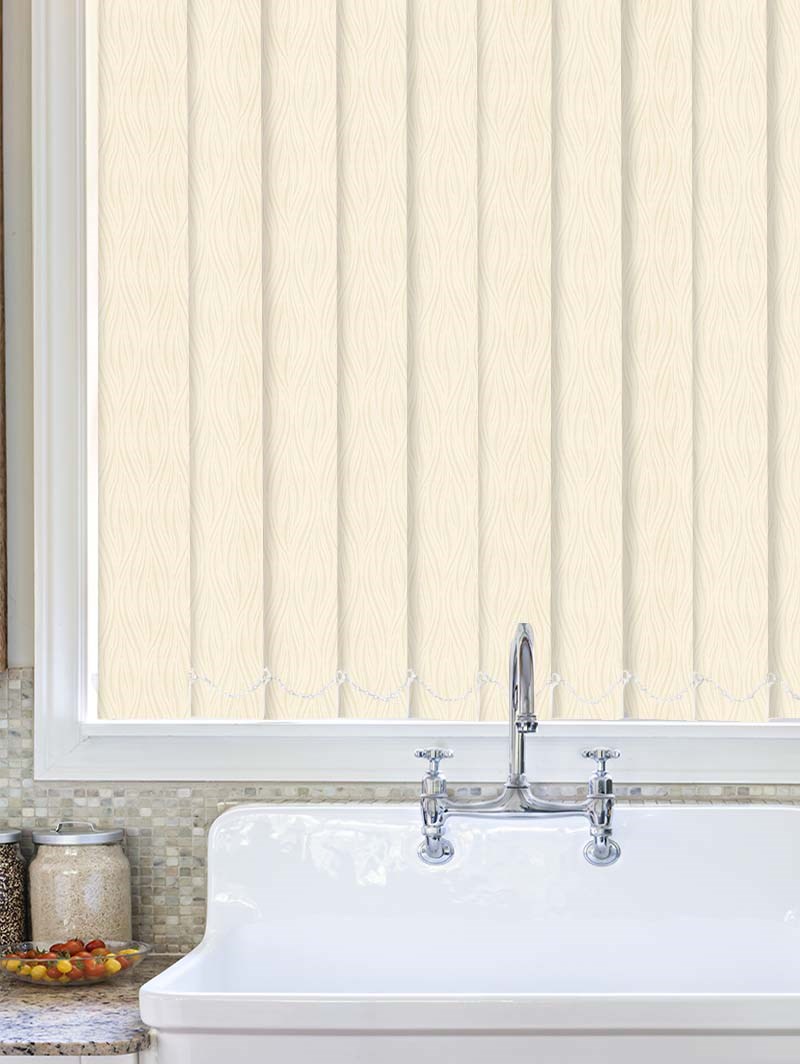 Regal Beige Waterproof 89mm Vertical Blind