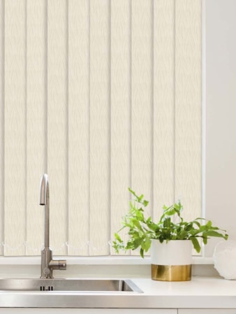 Regal Cream Waterproof  89mm Vertical Blind