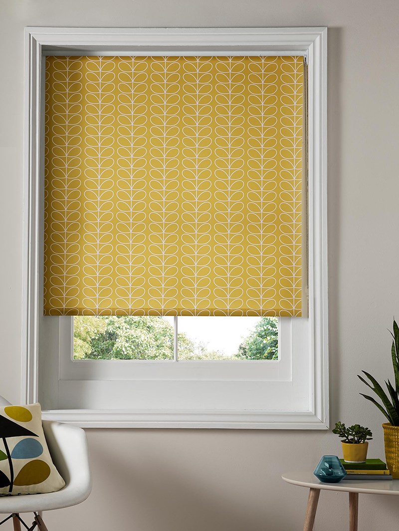 Orla Kiely Express Linear Stem Dandelion Roller Blind