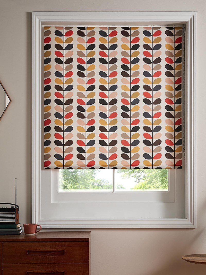 Orla Kiely Express Multi Stem Tomato Roller Blind