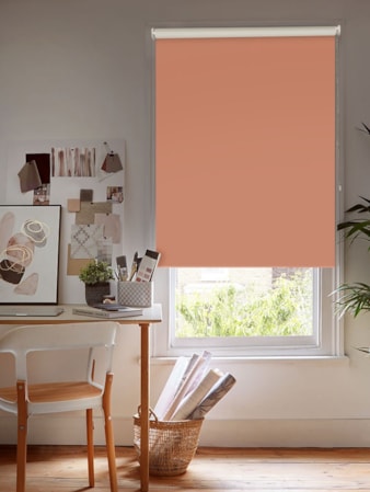 Amphora Terracotta Premium Blackout Thermal Roller Blind